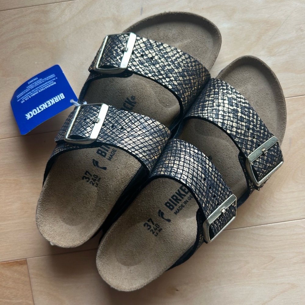 Birkenstock Arizona Python Sandals